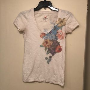 American Eagle Floral Tee